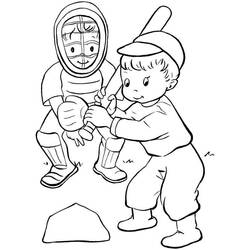 Dibujo Béisbol (Deportes) #177134 para imprimir y colorear