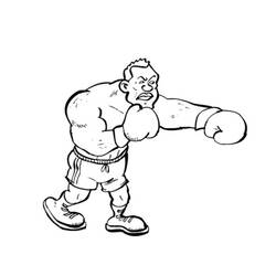 Dibujo Boxeo (Deportes) #173880 para imprimir y colorear