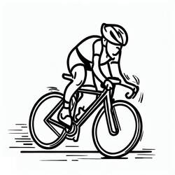 Dibujo Ciclismo (Deportes) #193620 para imprimir y colorear