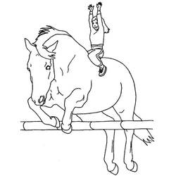 Dibujo Equitación (Deportes) #193447 para imprimir y colorear