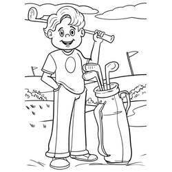 Dibujo para colorear: Golf (Deportes) #177085 - Dibujos para Colorear e Imprimir Gratis