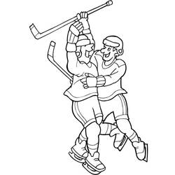 Dibujo Hockey (Deportes) #192380 para imprimir y colorear