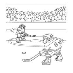 Dibujo Hockey (Deportes) #192391 para imprimir y colorear
