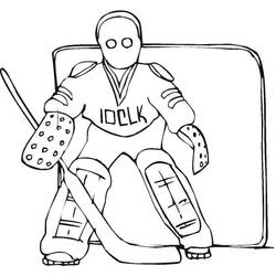Dibujo Hockey (Deportes) #192411 para imprimir y colorear