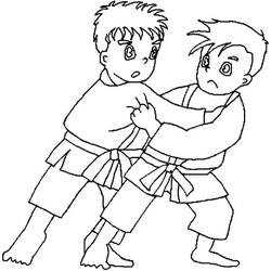 Dibujo Judo (Deportes) #210679 para imprimir y colorear
