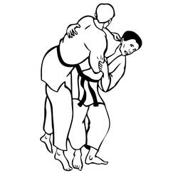 Dibujo Judo (Deportes) #210688 para imprimir y colorear