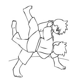 Dibujo Judo (Deportes) #210694 para imprimir y colorear