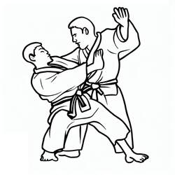 Dibujo Judo (Deportes) #210699 para imprimir y colorear