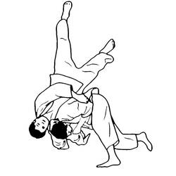 Dibujos para colorear: Judo - Dibujos para Colorear e Imprimir Gratis