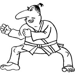 Dibujo para colorear: Kung Fu (Deportes) #192429 - Dibujos para Colorear e Imprimir Gratis