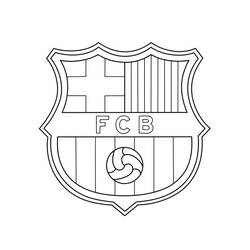 Dibujo Logo de Fútbol (Deportes) #190133 para imprimir y colorear