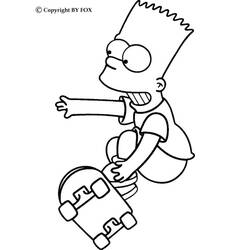 Dibujo para colorear: Monopatín (Deportes) #139286 - Dibujos para Colorear e Imprimir Gratis