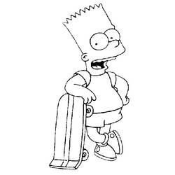 Dibujo para colorear: Monopatín (Deportes) #139488 - Dibujos para Colorear e Imprimir Gratis