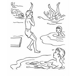 Dibujo Natación (Deportes) #192692 para imprimir y colorear