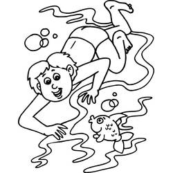 Dibujo Natación (Deportes) #192693 para imprimir y colorear