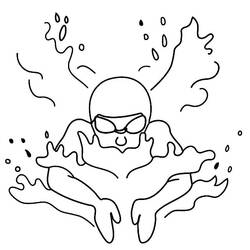 Dibujo Natación (Deportes) #192702 para imprimir y colorear