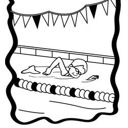 Dibujo Natación (Deportes) #192704 para imprimir y colorear