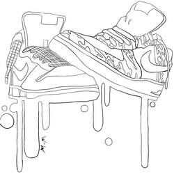 Dibujo Nike (Deportes) #214890 para imprimir y colorear