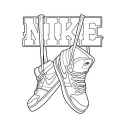 Dibujo Nike (Deportes) #214891 para imprimir y colorear