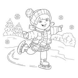 Dibujo Patinaje (Deportes) #207297 para imprimir y colorear