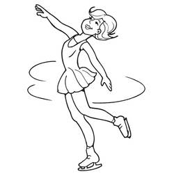 Dibujo Patinaje (Deportes) #207306 para imprimir y colorear