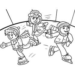 Dibujo Patinaje (Deportes) #207309 para imprimir y colorear