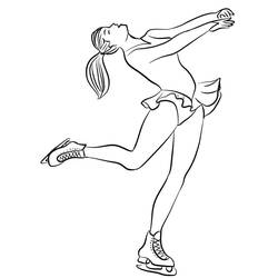 Dibujo Patinaje (Deportes) #207319 para imprimir y colorear