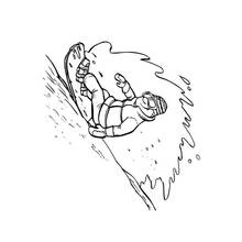 Dibujo para colorear: Tabla de Nieve (Deportes) #143861 - Dibujos para Colorear e Imprimir Gratis