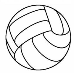 Dibujo Voleibol (Deportes) #176997 para imprimir y colorear