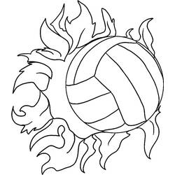 Dibujo Voleibol (Deportes) #177005 para imprimir y colorear
