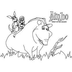Dibujo para colorear: Ainbo, Princesa del Amazonas (Dibujos Animados y Series Animadas) #182076 - Dibujos para Colorear e Imprimir Gratis