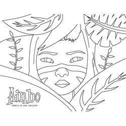 Dibujos para colorear: Ainbo, Princesa del Amazonas - Dibujos para Colorear e Imprimir Gratis
