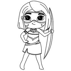 Dibujo para colorear: Ainbo, Princesa del Amazonas (Dibujos Animados y Series Animadas) #182079 - Dibujos para Colorear e Imprimir Gratis