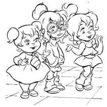 Dibujo Alvin y the Chipmunks (Dibujos Animados y Series Animadas) #128277 para imprimir y colorear