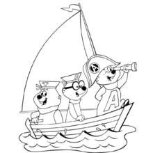 Dibujo Alvin y the Chipmunks (Dibujos Animados y Series Animadas) #128289 para imprimir y colorear