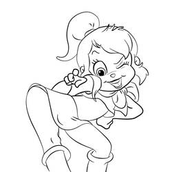 Dibujo para colorear: Alvin y the Chipmunks (Dibujos Animados y Series Animadas) #128297 - Dibujos para Colorear e Imprimir Gratis