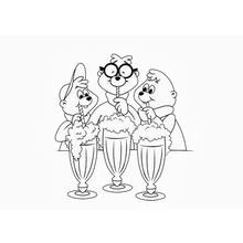 Dibujo Alvin y the Chipmunks (Dibujos Animados y Series Animadas) #128335 para imprimir y colorear