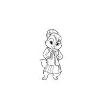 Dibujo Alvin y the Chipmunks (Dibujos Animados y Series Animadas) #128350 para imprimir y colorear