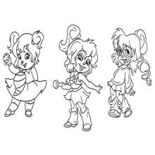 Dibujo Alvin y the Chipmunks (Dibujos Animados y Series Animadas) #128352 para imprimir y colorear