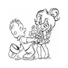 Dibujo Alvin y the Chipmunks (Dibujos Animados y Series Animadas) #128362 para imprimir y colorear