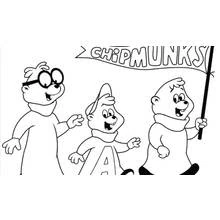 Dibujo Alvin y the Chipmunks (Dibujos Animados y Series Animadas) #128382 para imprimir y colorear