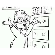 Dibujo Alvin y the Chipmunks (Dibujos Animados y Series Animadas) #128418 para imprimir y colorear