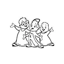 Dibujo Alvin y the Chipmunks (Dibujos Animados y Series Animadas) #128446 para imprimir y colorear