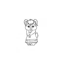 Dibujo para colorear: Alvin y the Chipmunks (Dibujos Animados y Series Animadas) #128453 - Dibujos para Colorear e Imprimir Gratis