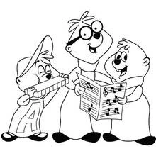 Dibujo Alvin y the Chipmunks (Dibujos Animados y Series Animadas) #128454 para imprimir y colorear