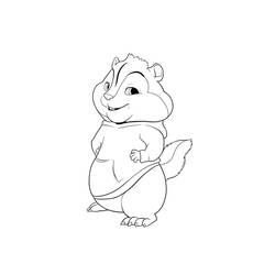 Dibujo para colorear: Alvin y the Chipmunks (Dibujos Animados y Series Animadas) #128460 - Dibujos para Colorear e Imprimir Gratis