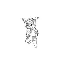 Dibujo para colorear: Alvin y the Chipmunks (Dibujos Animados y Series Animadas) #128470 - Dibujos para Colorear e Imprimir Gratis