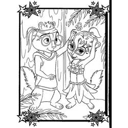 Dibujo Alvin y the Chipmunks (Dibujos Animados y Series Animadas) #203402 para imprimir y colorear
