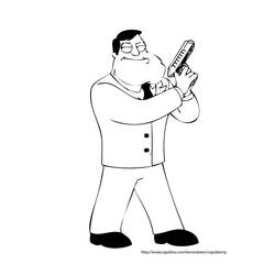 Dibujo para colorear: American Dad! (Dibujos Animados y Series Animadas) #50897 - Dibujos para Colorear e Imprimir Gratis