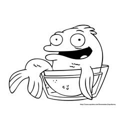 Dibujo para colorear: American Dad! (Dibujos Animados y Series Animadas) #50898 - Dibujos para Colorear e Imprimir Gratis